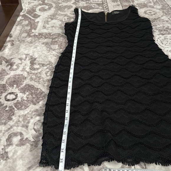 Guess Black Tiered Mini Cocktail Dress - Picture 7 of 8